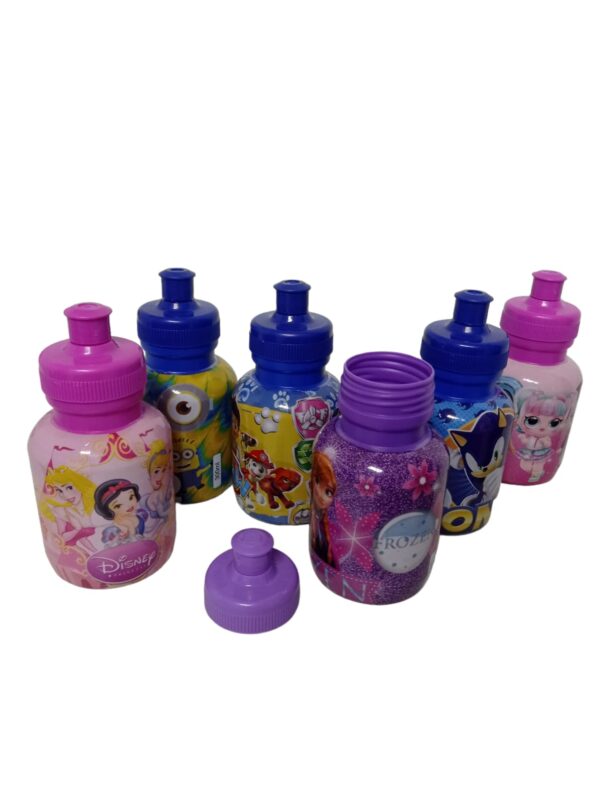 Garrafinhas 350ML Herois Personagens Princesas Infantil - Image 3